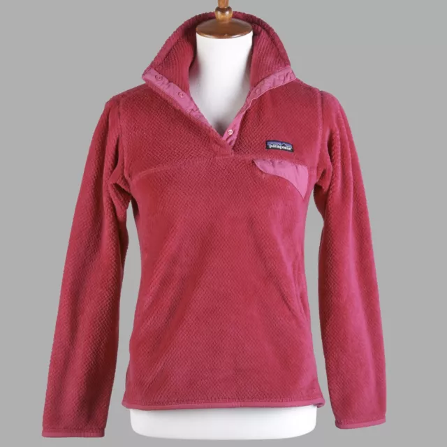 PATAGONIA JACKET WOMENS Small Re-Tool Snap-T Pullover Fleece 25442 Magenta  Pink £59.40 - PicClick UK