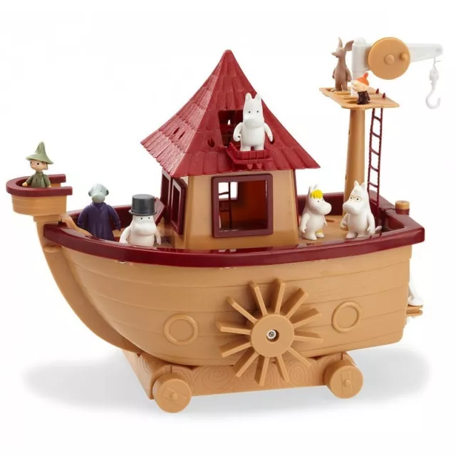 Moomin Boat Martinex and 9 Figures