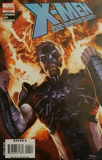 X-Men Die By the Sword #1-5 Comic Set 2007 - Marvel Comics - Captain Britain 4