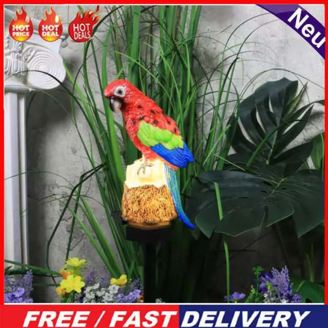 Lawn Ground Light Resin Macaw Ground Light IP55 Waterproof Vivid for Yard Garden