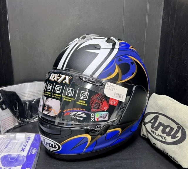 Arai Full face Racing helmet RX-7X NAKASUGA 21 M size 57-58cm Asian fit