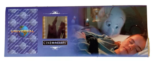 1995 Cinema Clips 35mm Film Clip In A Commemorative Movie Ticket Casper Ghost