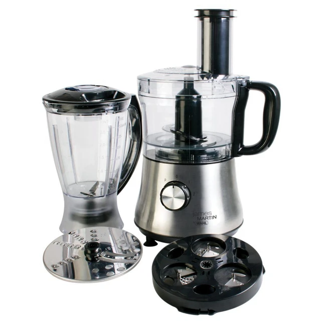 Food Processor Compact Spiral Attachment James Martin Chopper Juicer Blender