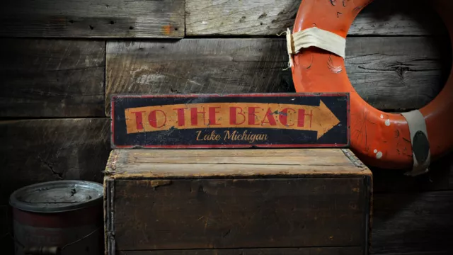 Custom Lake House or Cabin Sign - Rustic Hand Made Vintage Wooden