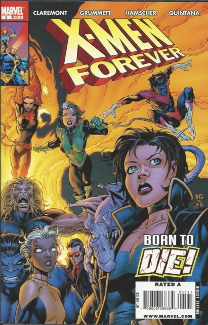 X-Men Comic 5 Forever Cover A First Print 2009 Chris Claremont Grummett Marvel