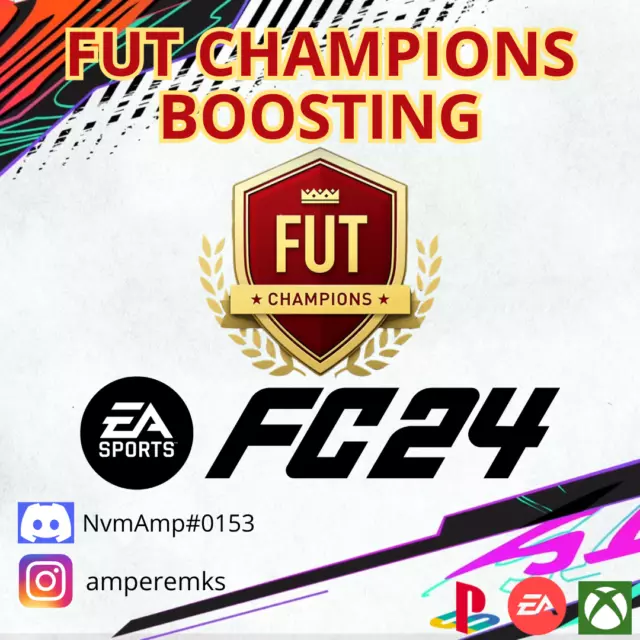 FC 24 FIFA 24 Boosting Fut Champions Boost, PS4, PS5, PC