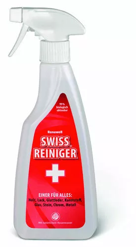 Swiss Reiniger 500ml biologisch abbaubar mit natürlichem Rosenwasser RENUWELL