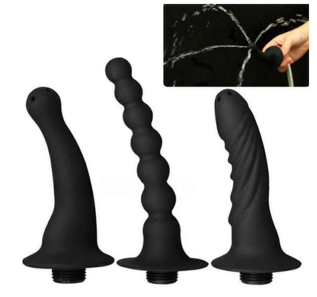 SILICON-ANAL-CLEANER-PLUG-ATTACHMENT-DEEP-CLEANER-SHOWER-ENEMA-DOUCHE ...