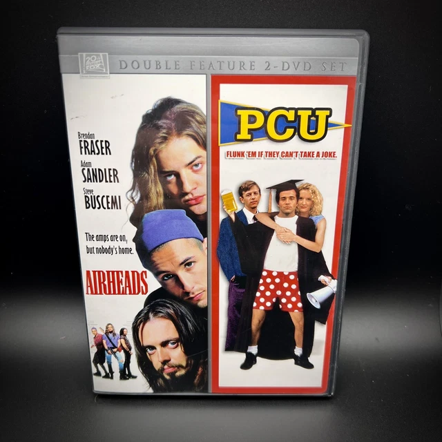 AIRHEADS + PCU (DVD 2Disc Set) USA R1 Adam Sandler Brendan Fraser