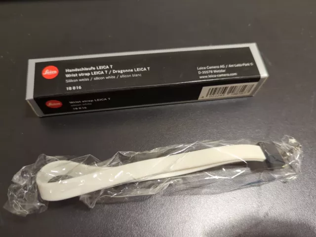 Cinghia da polso silicone White per Leica T 18816
