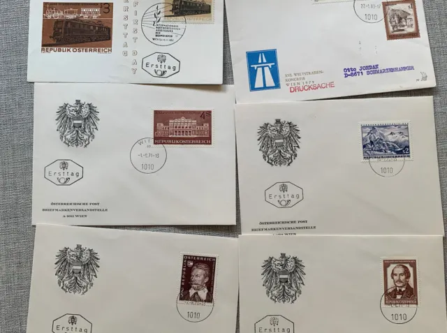 Briefmarken Briefe FDC Österreich Konvolut 152 Briefe & Karten gelaufen  3