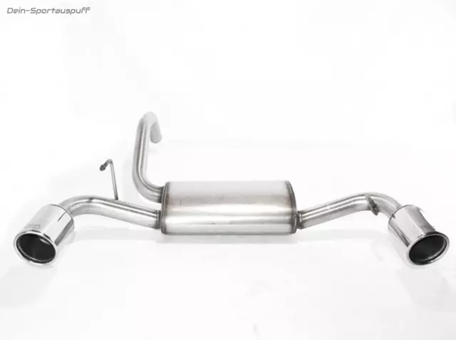 Ulter Edelstahl Duplex Sportauspuff Fiat 500 ABARTH ab Bj.2008- 100mm