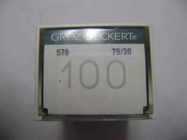 10 Size 65/025 Groz-Beckert 576 W&G Sy6310 275 Sewing Machine Needles A511