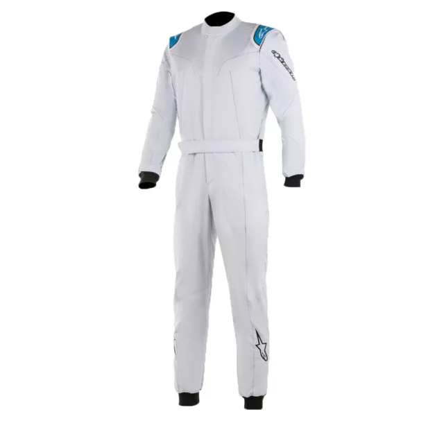 Alpinestars Stratos Race Suit FIA 2-Layer Racesuit Rally - All Sizes SILVER/BLUE