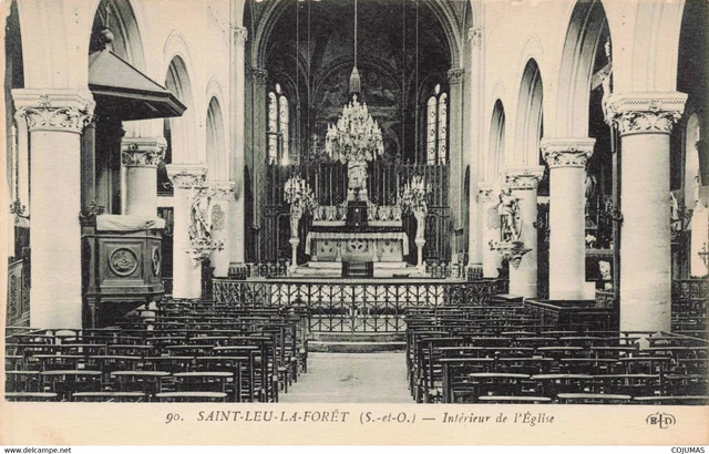 95 - SAINT LEU LA FORET - S08023 - Int�rieur de L'Eglise - L14