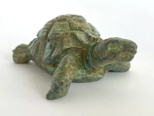 Estatua de tortuga (bronce) - Estatuilla de animal de bronce Escultura y regalo