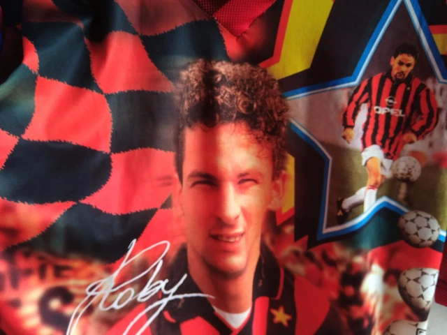 Maillot Vintage AC Milan Baggio 1995 - Taille M - Collection Football Rétro