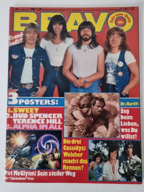 Bravo 44 vom 20.10.1977 SWEET / Stranglers / BCR / John Paul Young (D722)