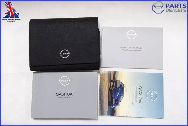 Genuine Nissan Qashqai 2021-2024 Owners Manual Handbook Service Book Wallet Pack