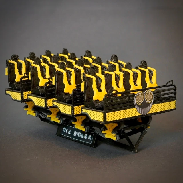 Scale Model Coaster THE SMILER SCALE model roller coaster |Made-to-order| Alton Towers £39. ...