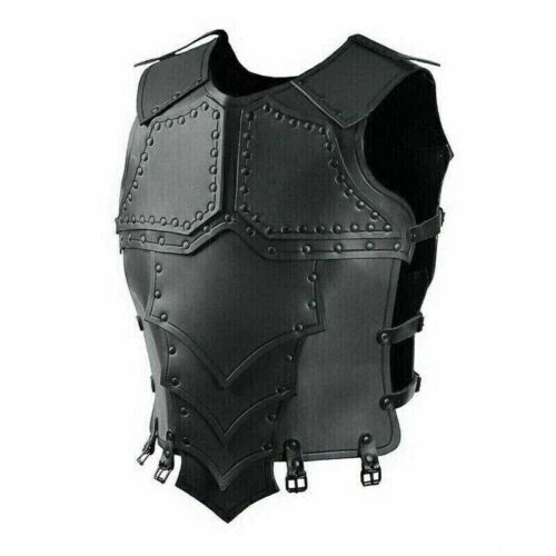 Viking Knight Cuir Cuirasse Médiévale En Cuir Corps Armure Cosplay Costume