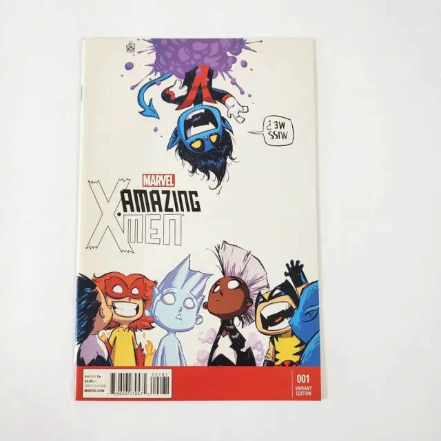 Amazing X-men 1 Skottie Young Baby Variant Cover 2014 Vol. 2 Marvel Comic Book