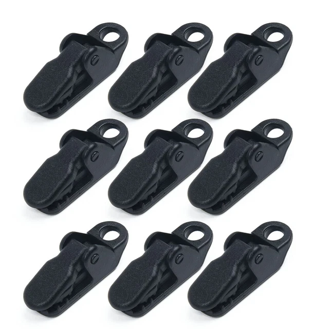 10Pcs Tent Awning Canopy Clip Tarp Canvas Clamp Clip Snap Anchor Gripper Tool