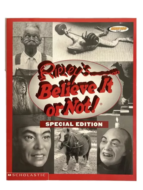 Ripleys Believe It or Not Scholastic Special Edition Paperback Youth Level 4