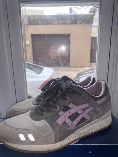 ASICS GEL LYTE III DARK GRAY/SHEER LILAC H503K 1635 Men's Size 12.5