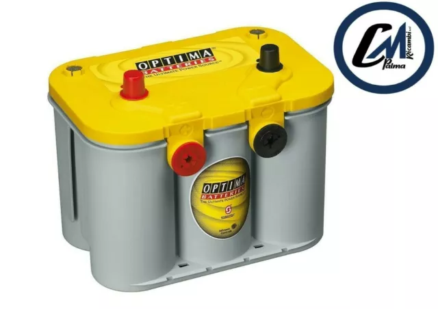 Batteria Optima®Yellow Top 55Ah765A Ytu4.2 Servizi Avviamento Camper Fuoristrada