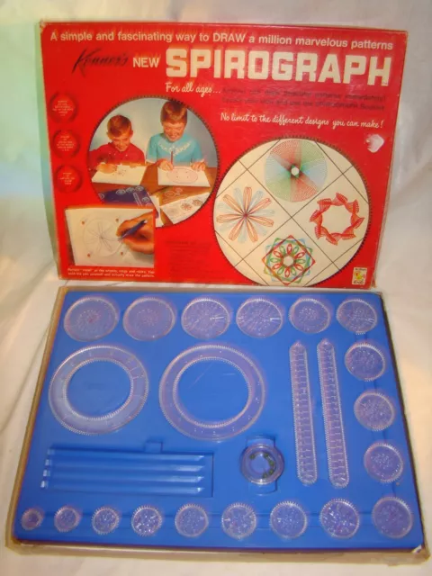 Vtg 1960s Spirograph Art Set Kenner's #401 Toy