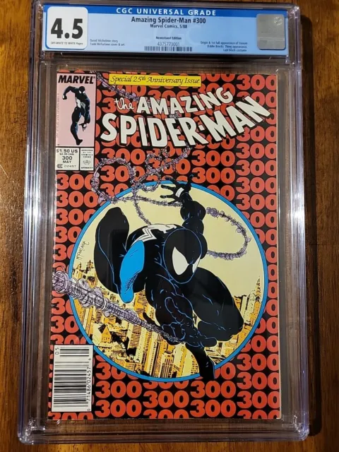 Amazing Spider-Man 300 (1988) CGC 4.5 Newsstand 1st Appearance of Venom