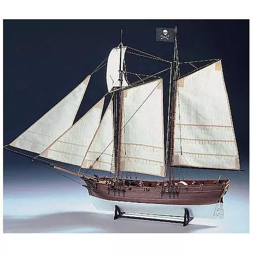 Amati Adventure Pirate Ship Wooden Model Kit 1446