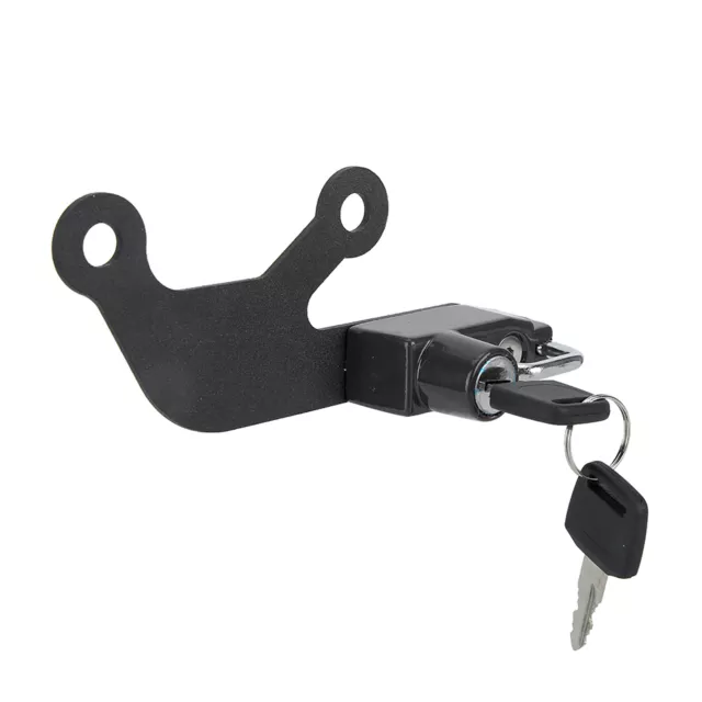 Black Motorcycle Anti Theft Helmet Lock Left Side Fits For Kawasaki 650 Z