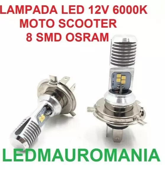 LAMPADE LED PER Moto H4 Osram Hsi 12V 6000K Fari Luce Bianca Lampadine  Ricambio EUR 13,90 - PicClick IT