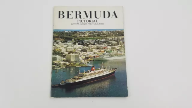 Vintage BERMUDA Pictorial Booklet 55 Color Photographs  T5