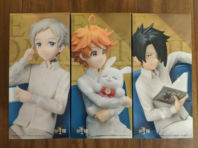 Lot De 3 Figurines Acrylic The Promised Neverland - Emma, Norman, Ray - Neuf Sous Blister