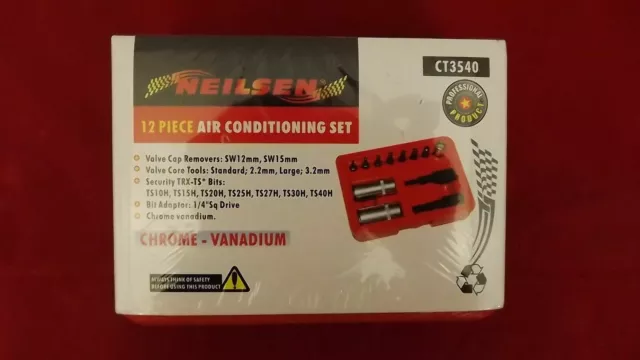 Neilsen Air Conditioning Set 12 Piece ? Chrome - Vanadium