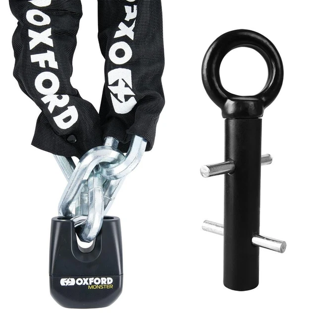 Oxford Monster 14 catena moto 2M & Oxford Terra Force ancoraggio a terra bicicletta