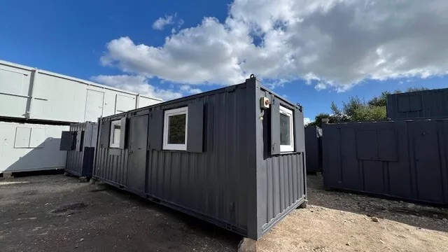 24 X 9ft ANTI-VANDAL SITE OFFICE / CANTEEN / SITE CABIN / PORTABLE BUILDING