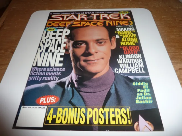STAR TREK: DEEP SPACE NINE Magazine Vol. 8 Starlog 1994 Siddig El Fadil VF/NM