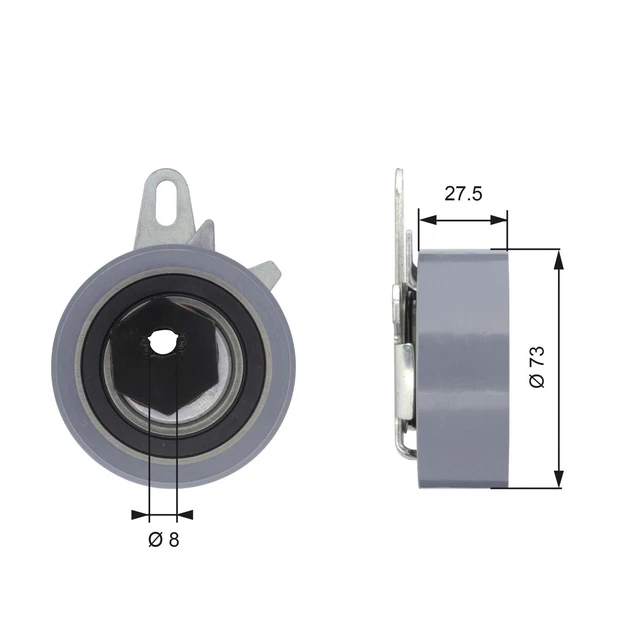 RULLO DI SERRAGGIO SKF cinghia dentata Vkm11113 per Audi Skoda VW Seat