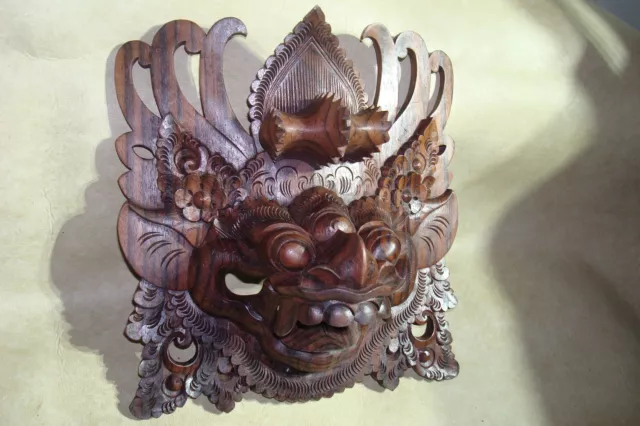 Japanese boxwood hand carved Dragon Wall Hanging 3D