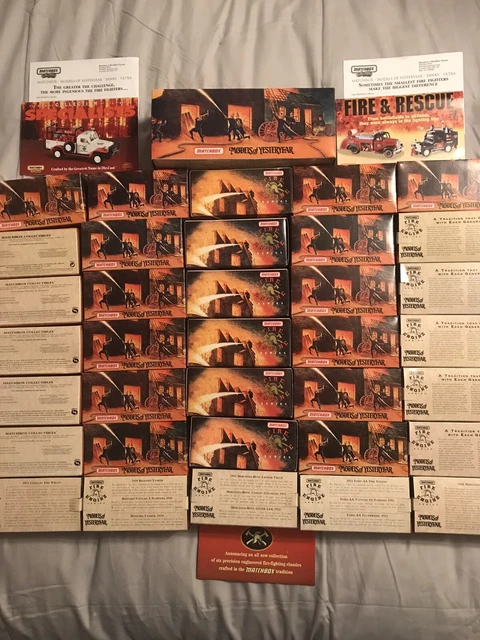 MATCHBOX INTERNATIONAL FIRE Engines Full Collection. Models of ...