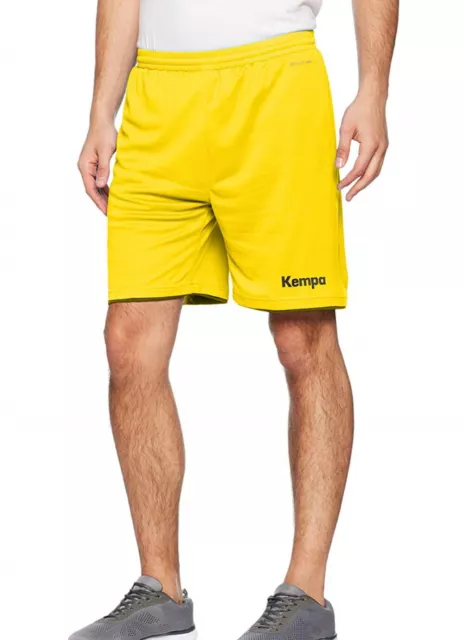 Kempa Herren Emotion Shorts Kurze Hose Sporthose Traningshose Gr: S gelb