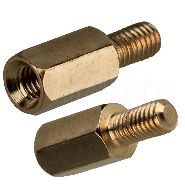 M3 Metal Hex Standoff Pillars 8mm&6mm for Computer Motherboard Pack of 50