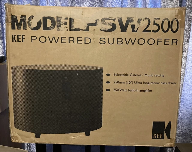KEF PSW 2500. Powered Subwoofer £220.00 PicClick UK