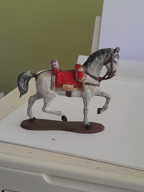 GUERRIER INDIEN AMERIQUE Cheval Sioux Apache Ray Lamb Plomb Peint Superbe S32 EUR 75,00 - FR