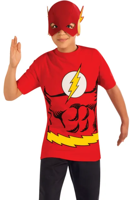 Rubies Licensed Dc Comics Flash T-Shirt Child Boys Accessory Top 887449
