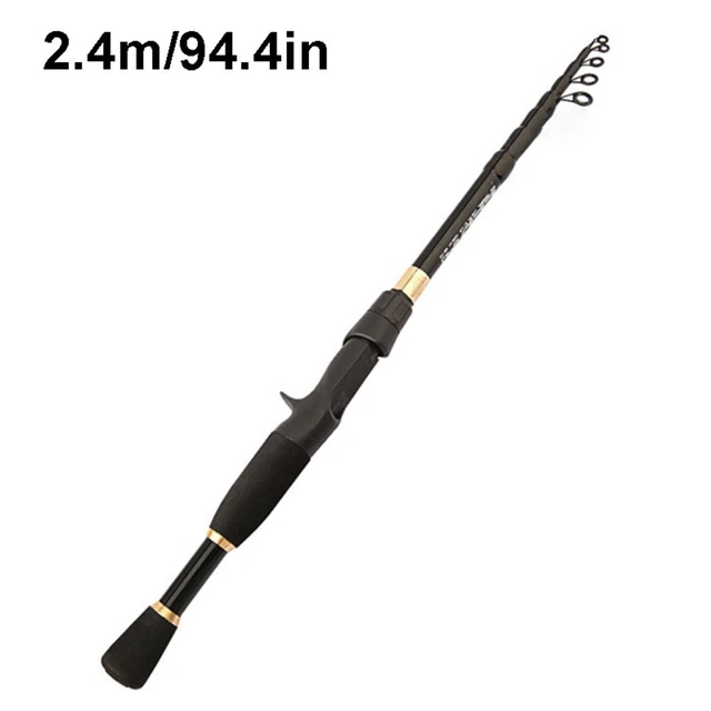 1pc télescopique pôle de pêche Fiber de carbone vo... - Grandado